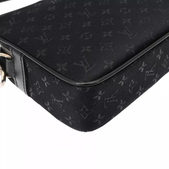 LOUIS VUITTON Monogram satin Noir M92275 shoulder bag 800000127335000 - Picture 7 of 12